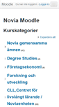 Mobile Screenshot of moodle.novia.fi