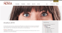 Desktop Screenshot of ansokan.novia.fi