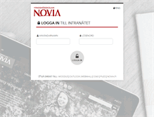 Tablet Screenshot of intra.novia.fi